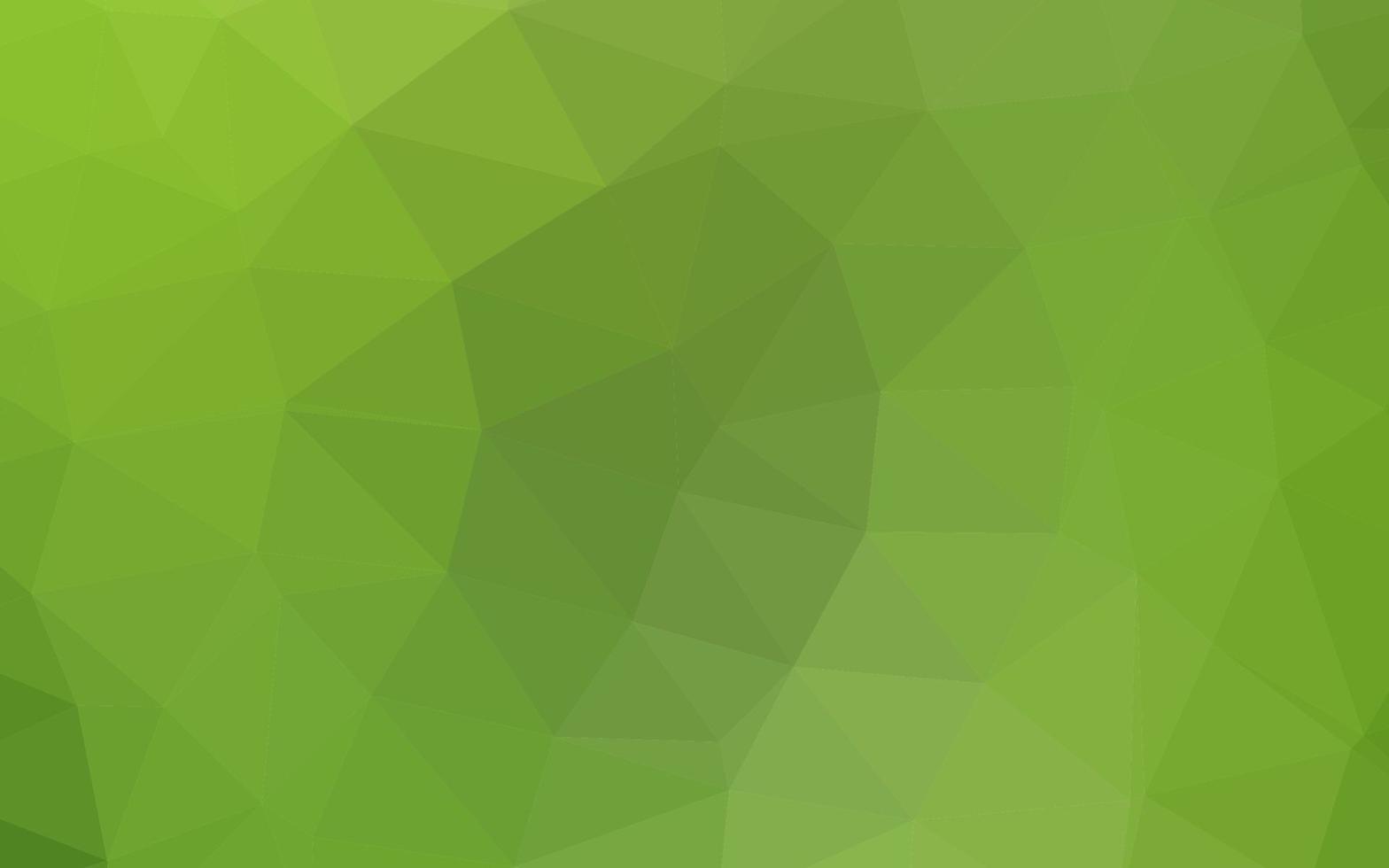 Light Green vector polygonal pattern.