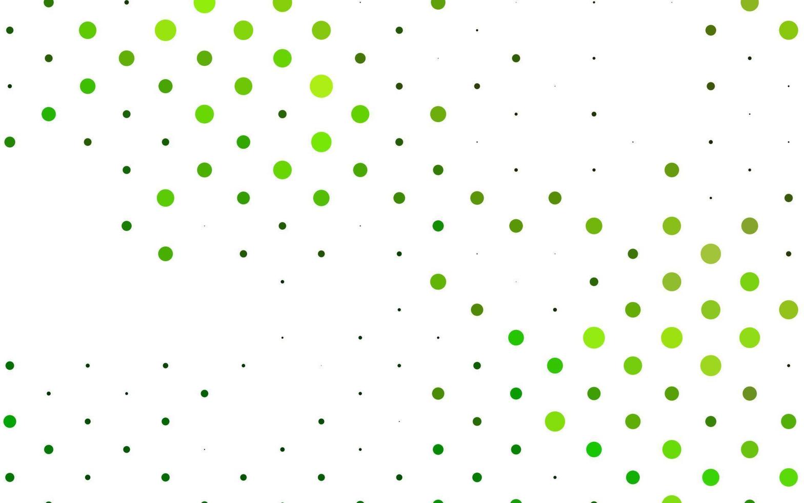 Light Green vector pattern with spheres.