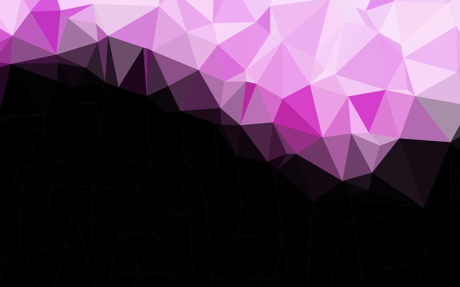 Light Pink vector triangle mosaic template.