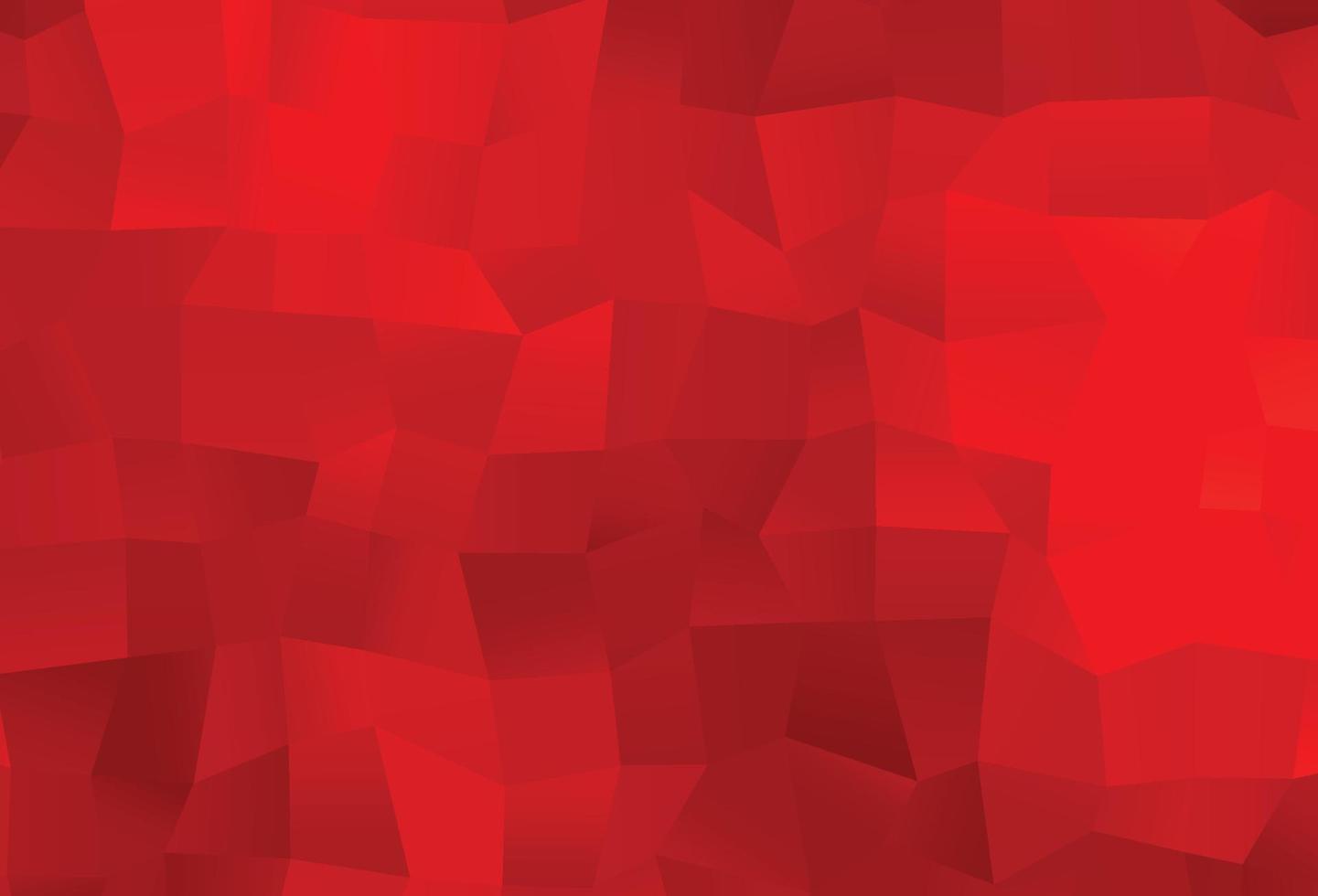 Fondo abstracto de polígono de vector rojo claro.