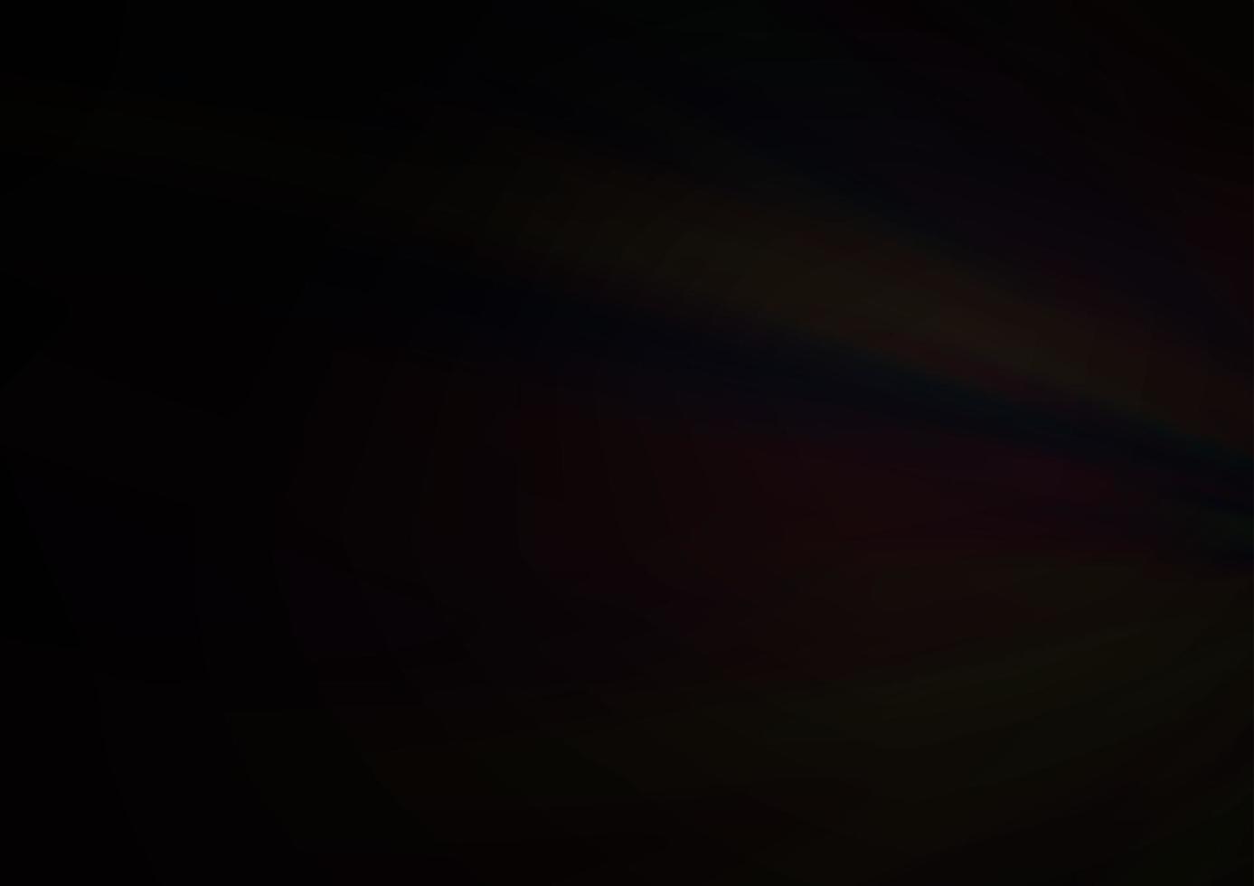 Dark Black vector glossy bokeh pattern.