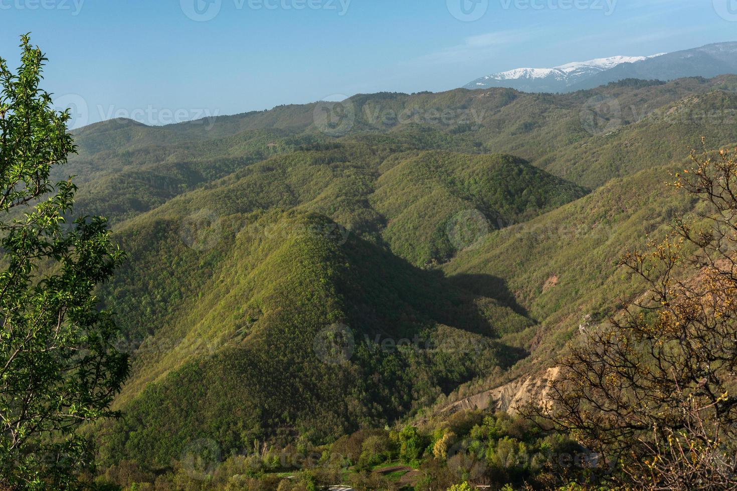 paisajes primaverales de las montañas de grecia foto