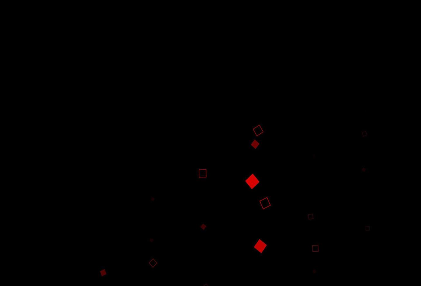 Dark Red vector background with rectangles.