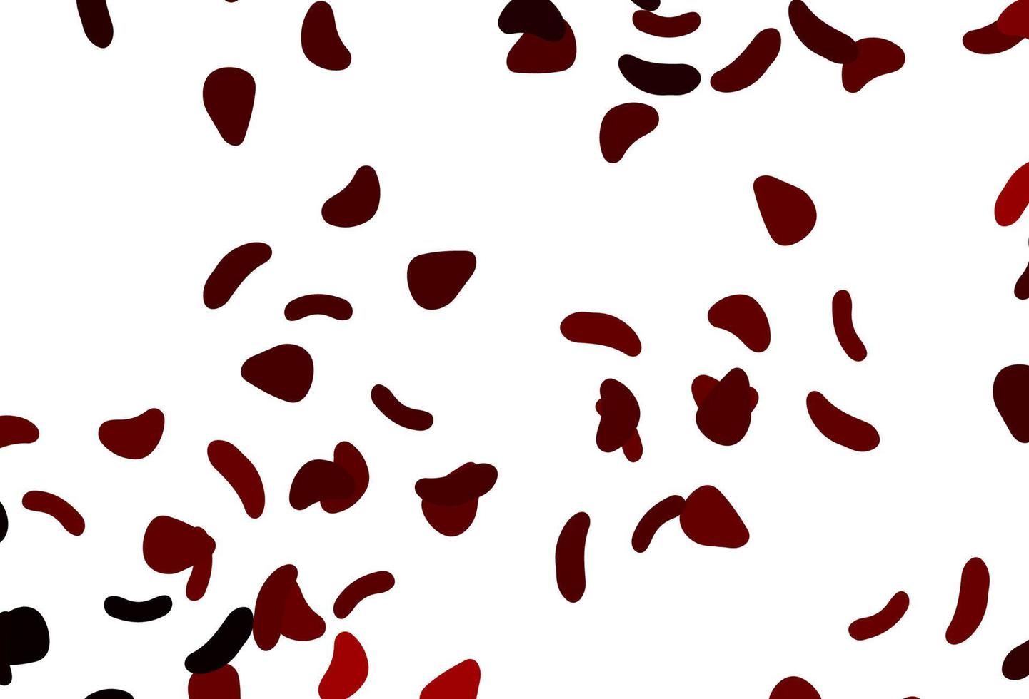 Light Red vector pattern with chaotic shapes.