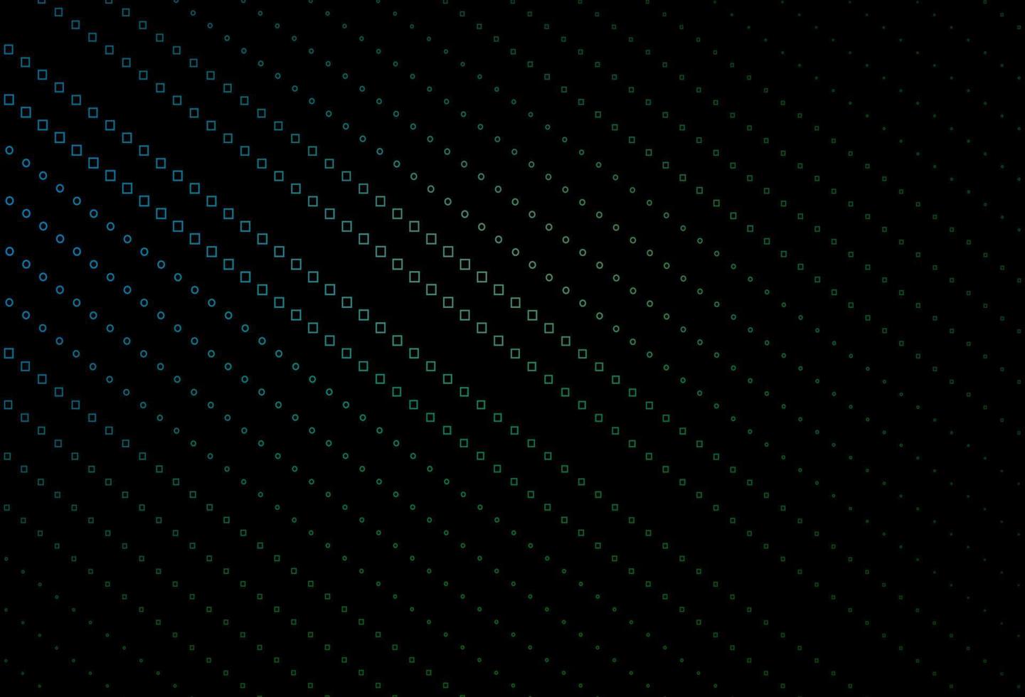 Dark Blue, Green vector background with rectangles.