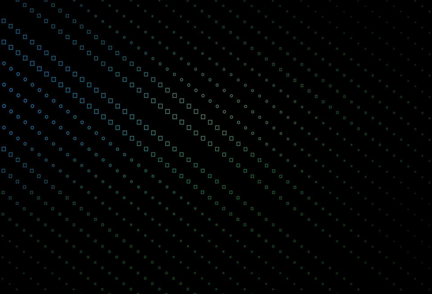 Fondo de vector azul oscuro, verde con rectángulos.