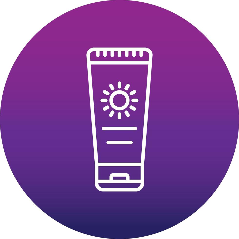 Sunblock Vector Icon