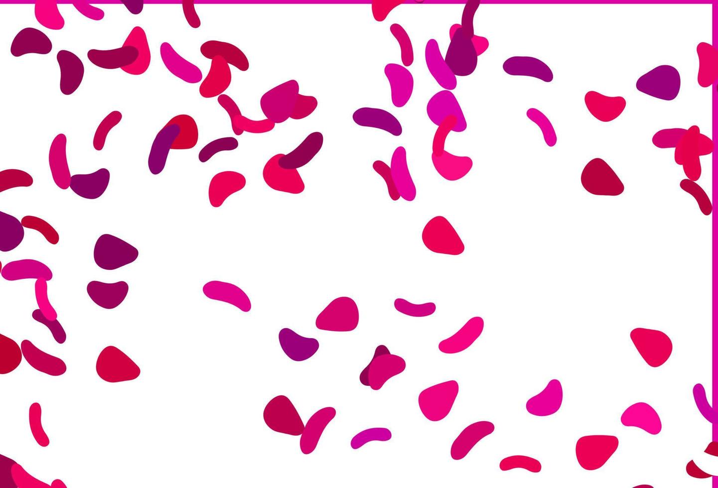 Light Purple, Pink vector pattern with chaotic shapes.