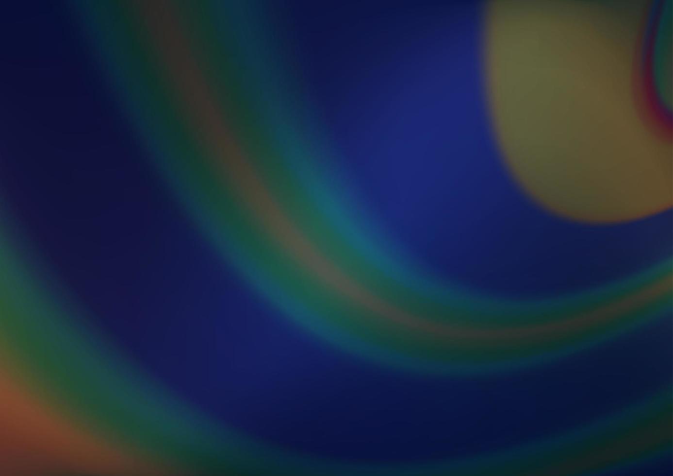 Dark BLUE vector abstract bokeh pattern.