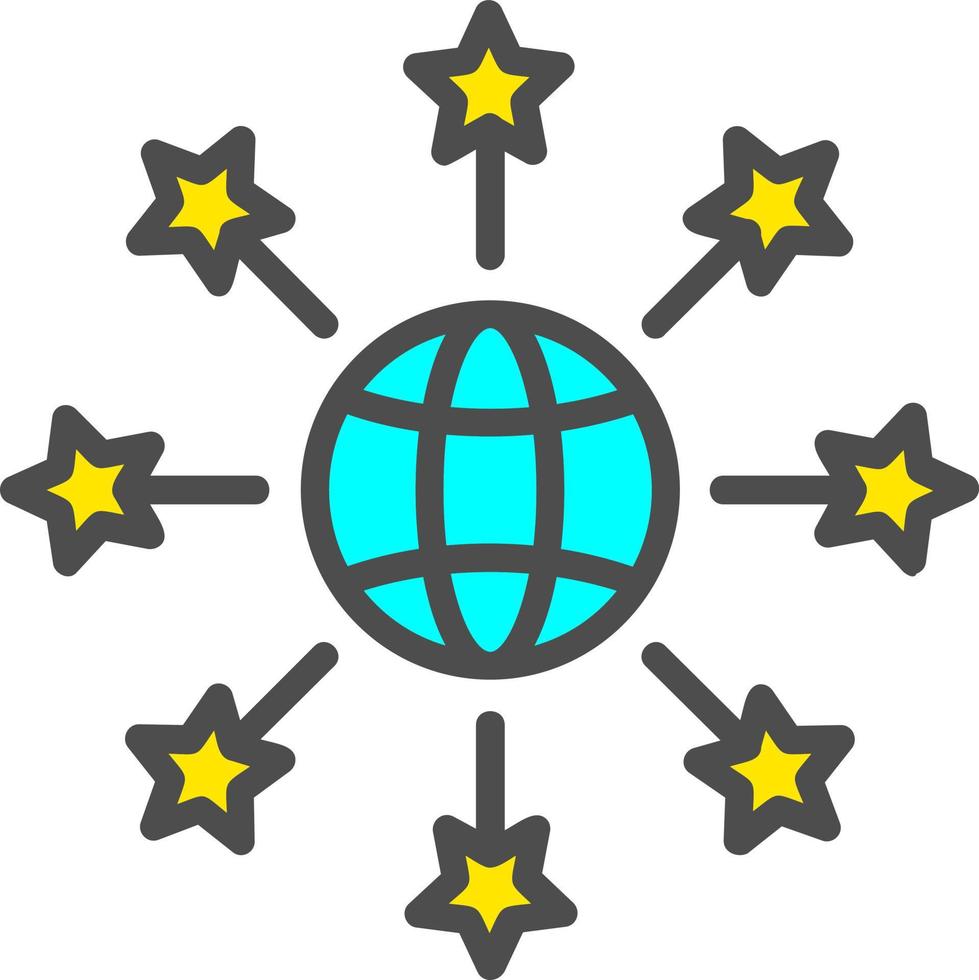 Global Network Vector Icon