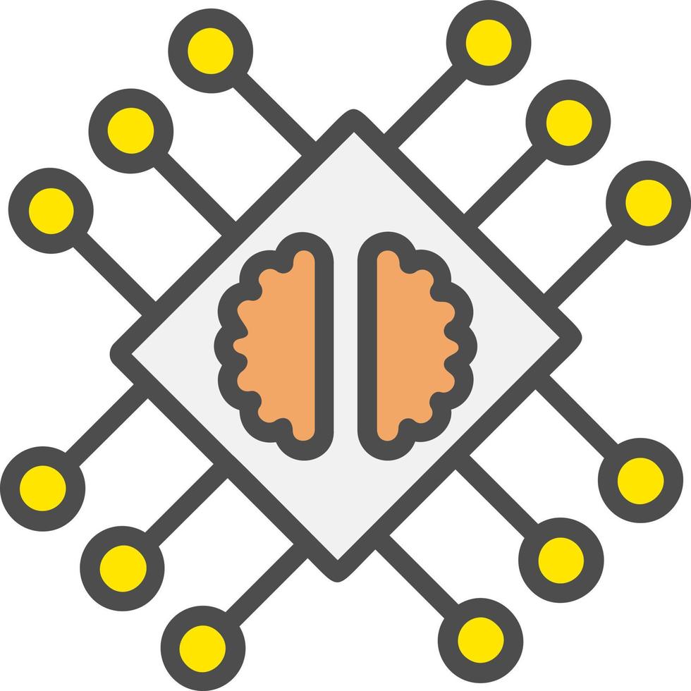 Artificial Intelligence Vector Icon