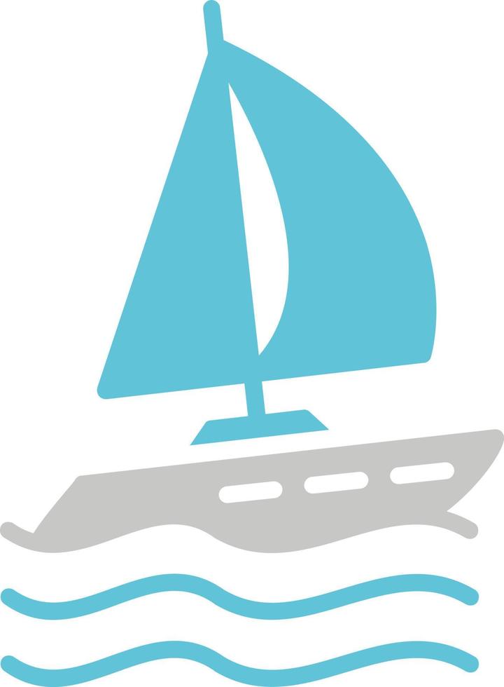 icono de vector de barco