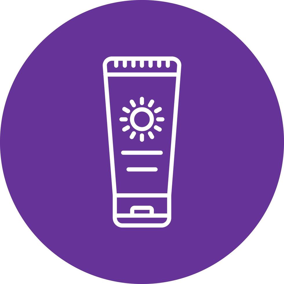 Sunblock Vector Icon