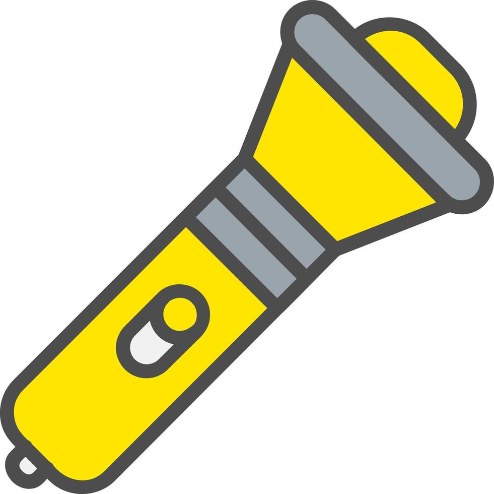 Flashlight Vector Icon
