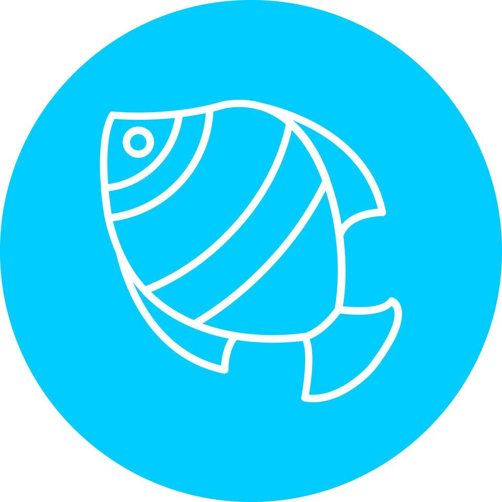 icono de vector de pescado