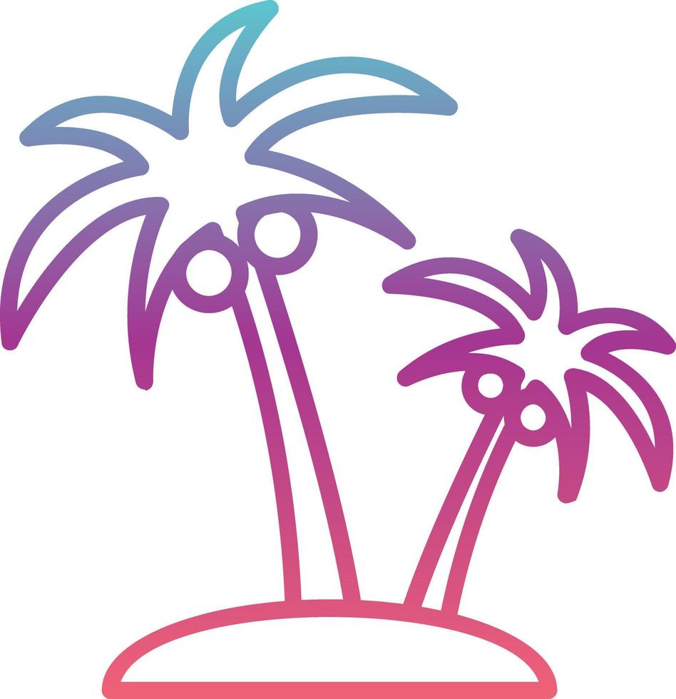 Coconut Tree Vector Icon