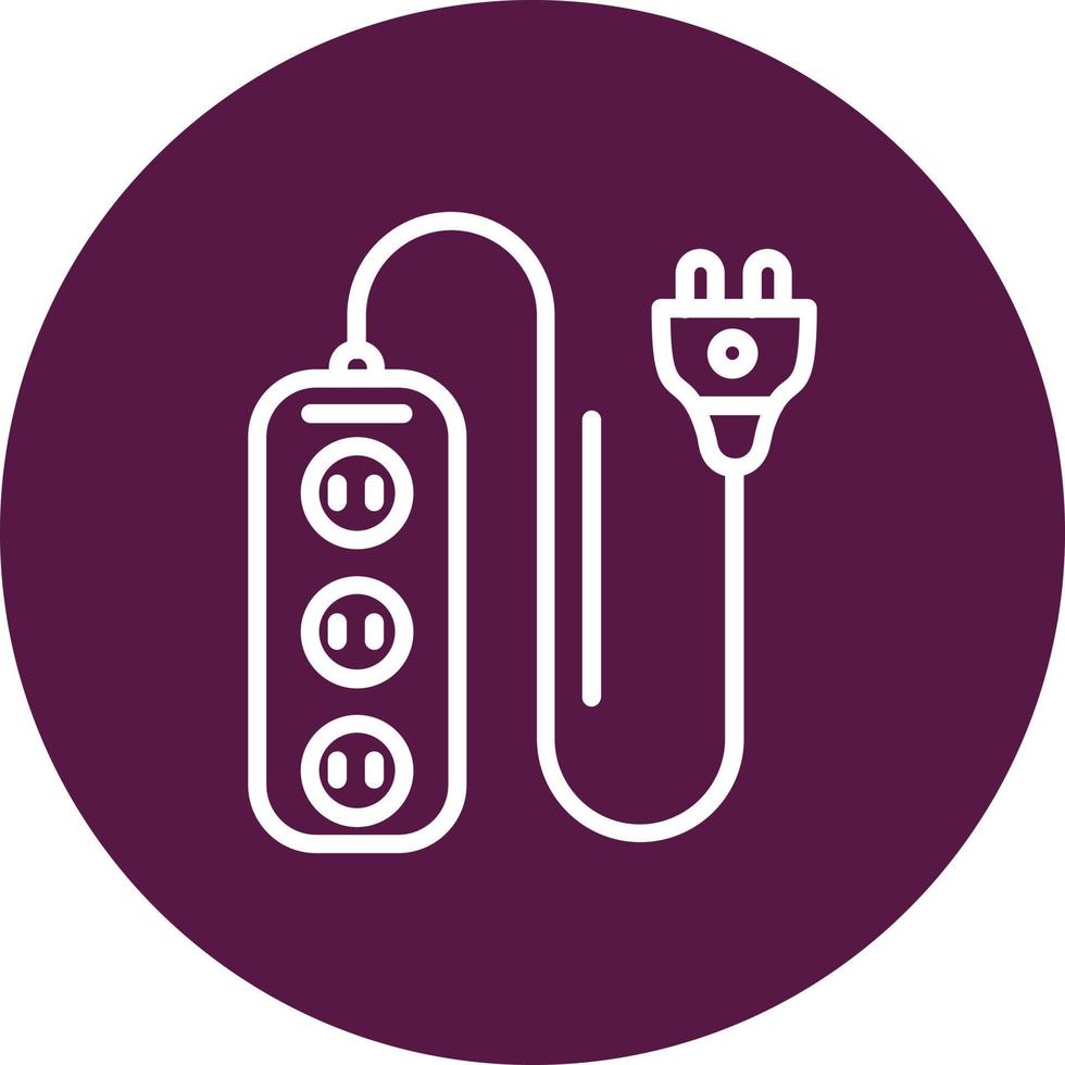 Extension Cord Vector Icon