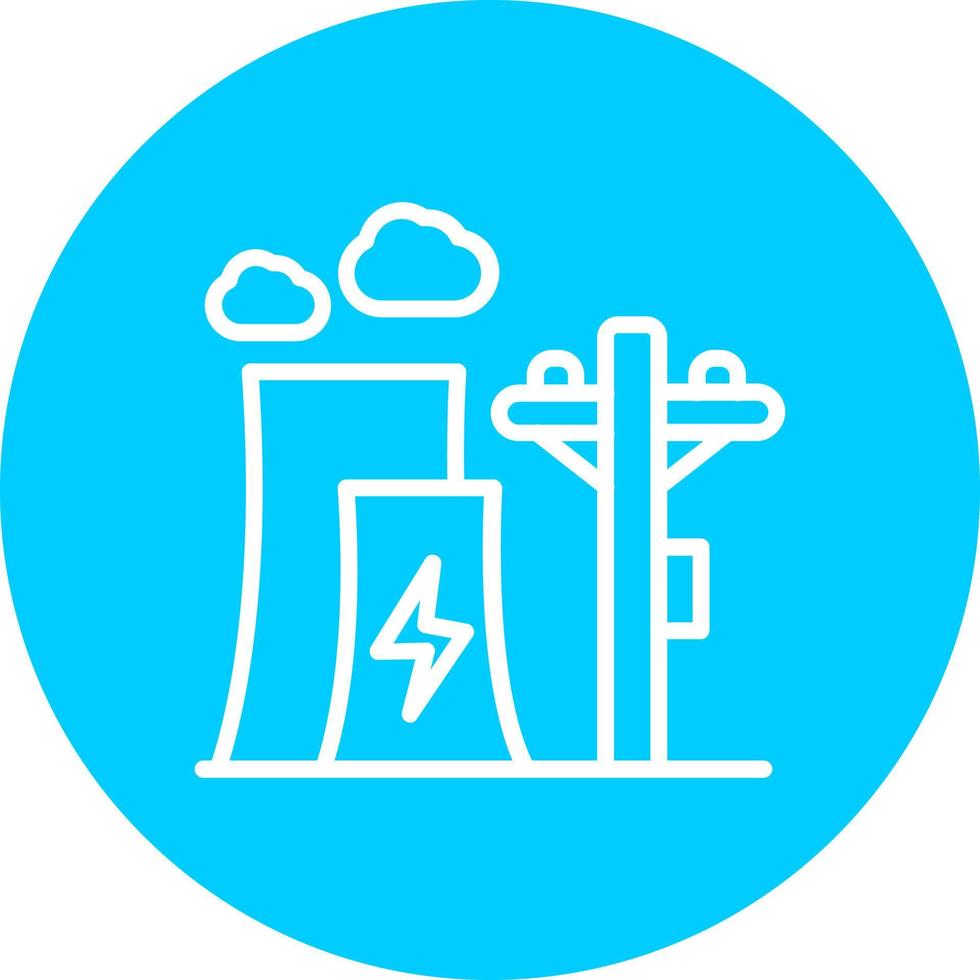 Electric Factory Vector Icon