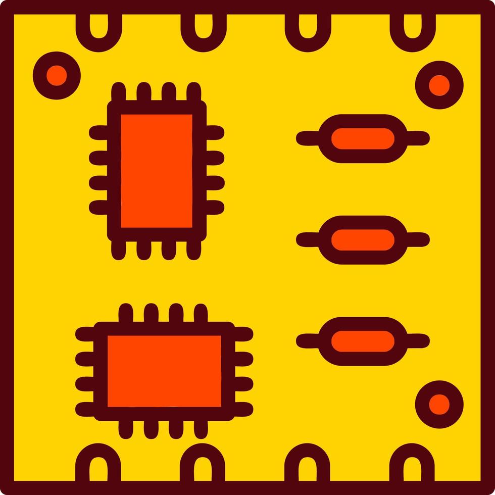 Pcb Board Vector Icon