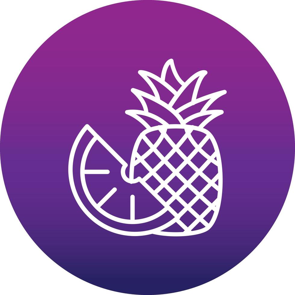 Pine Apple Vector Icon