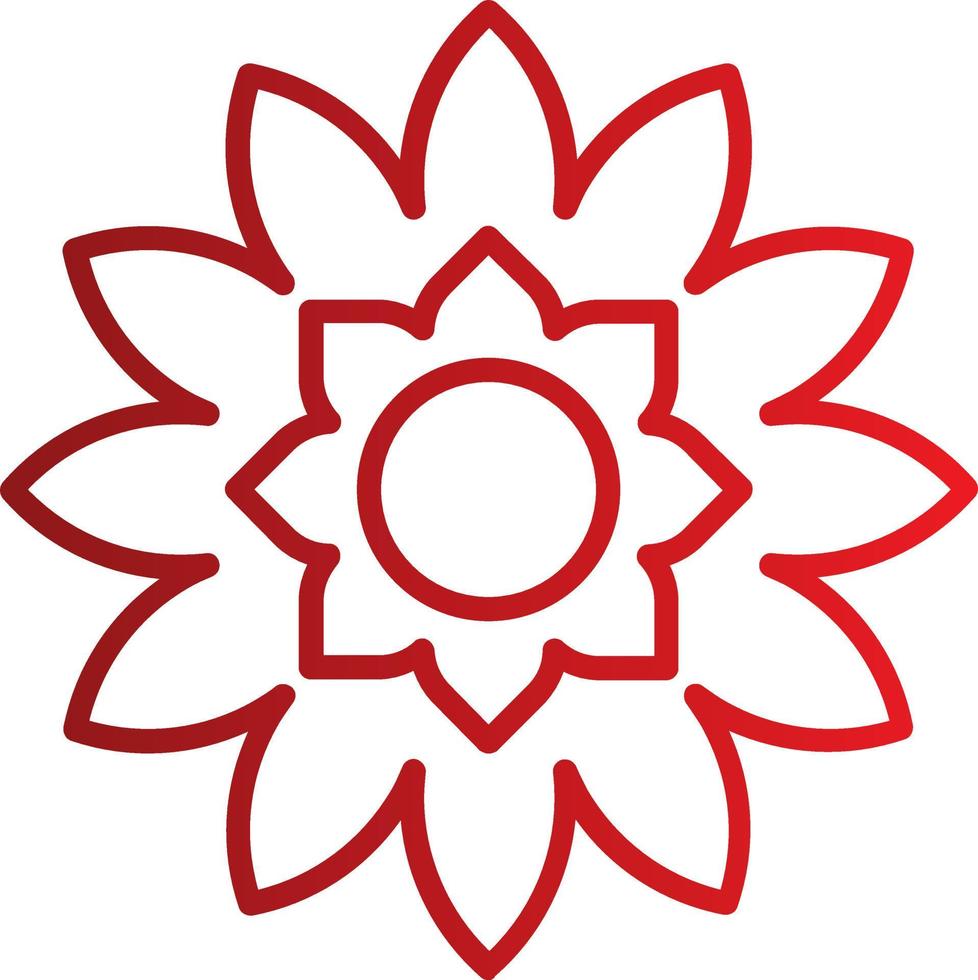 icono de vector de flor