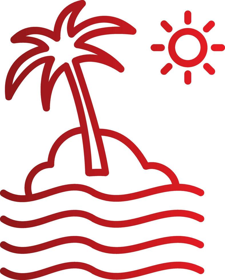 Beach Vector Icon