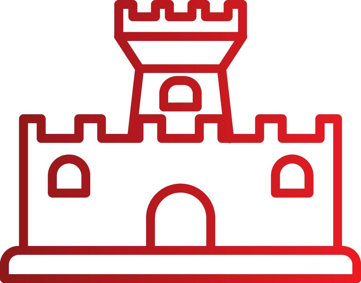Sand Castle Vector Icon