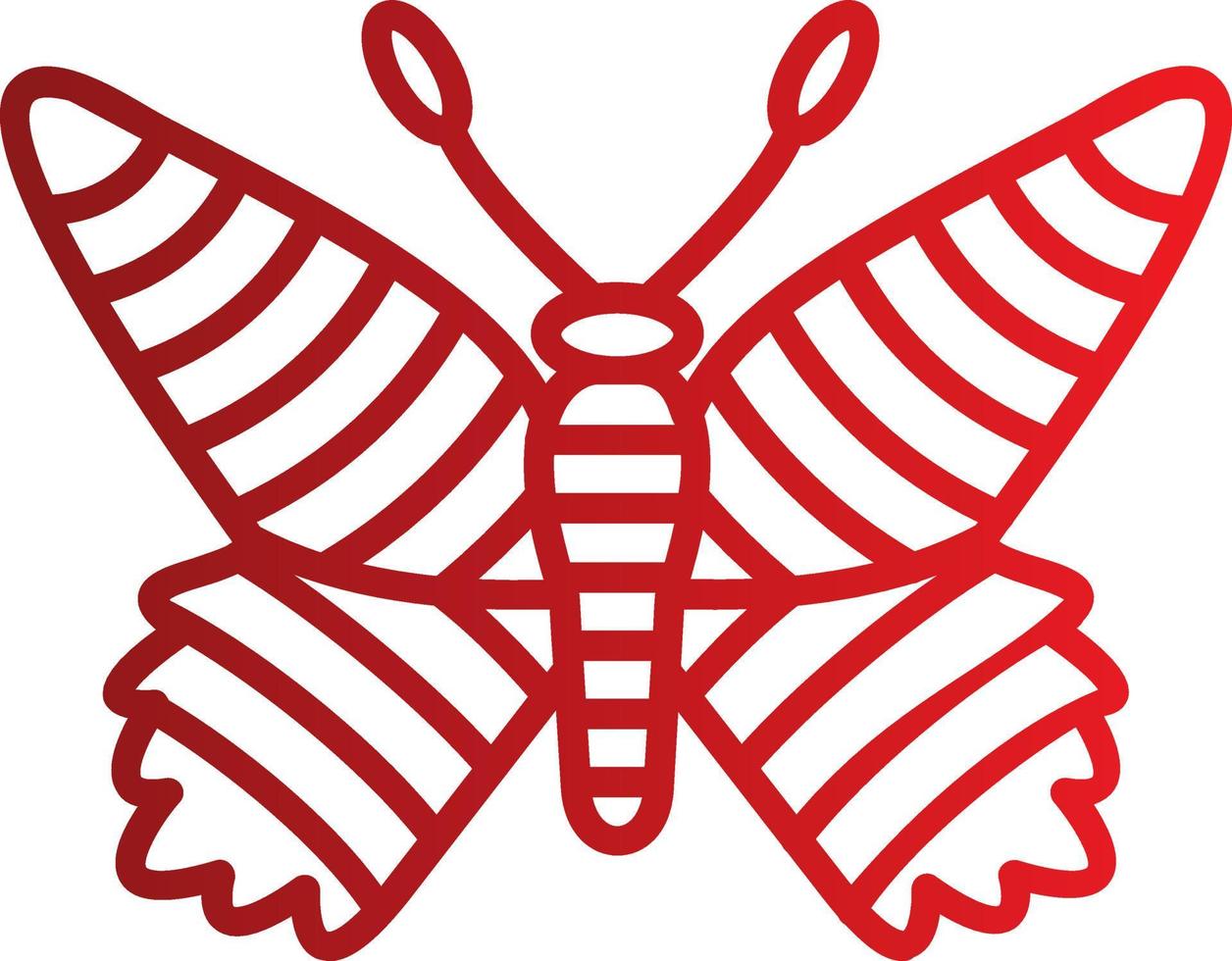 icono de vector de mariposa