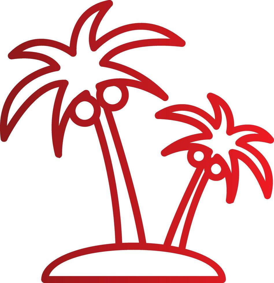 Coconut Tree Vector Icon