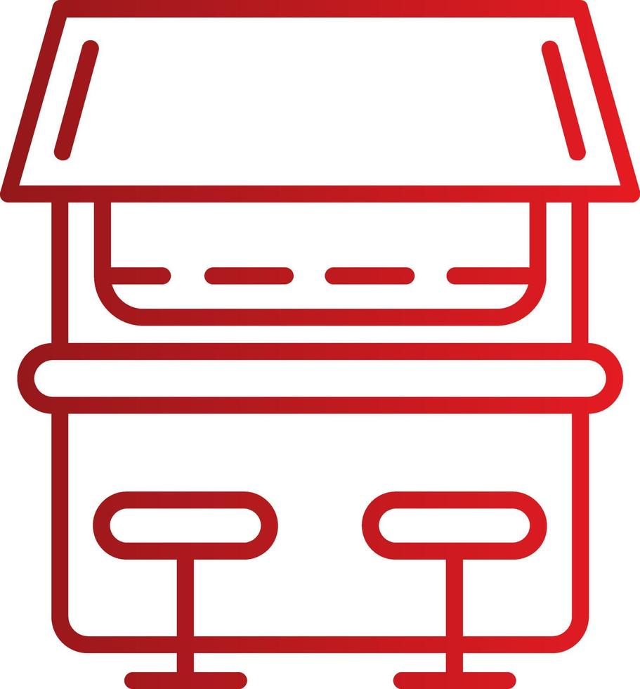 Beach Bar Vector Icon