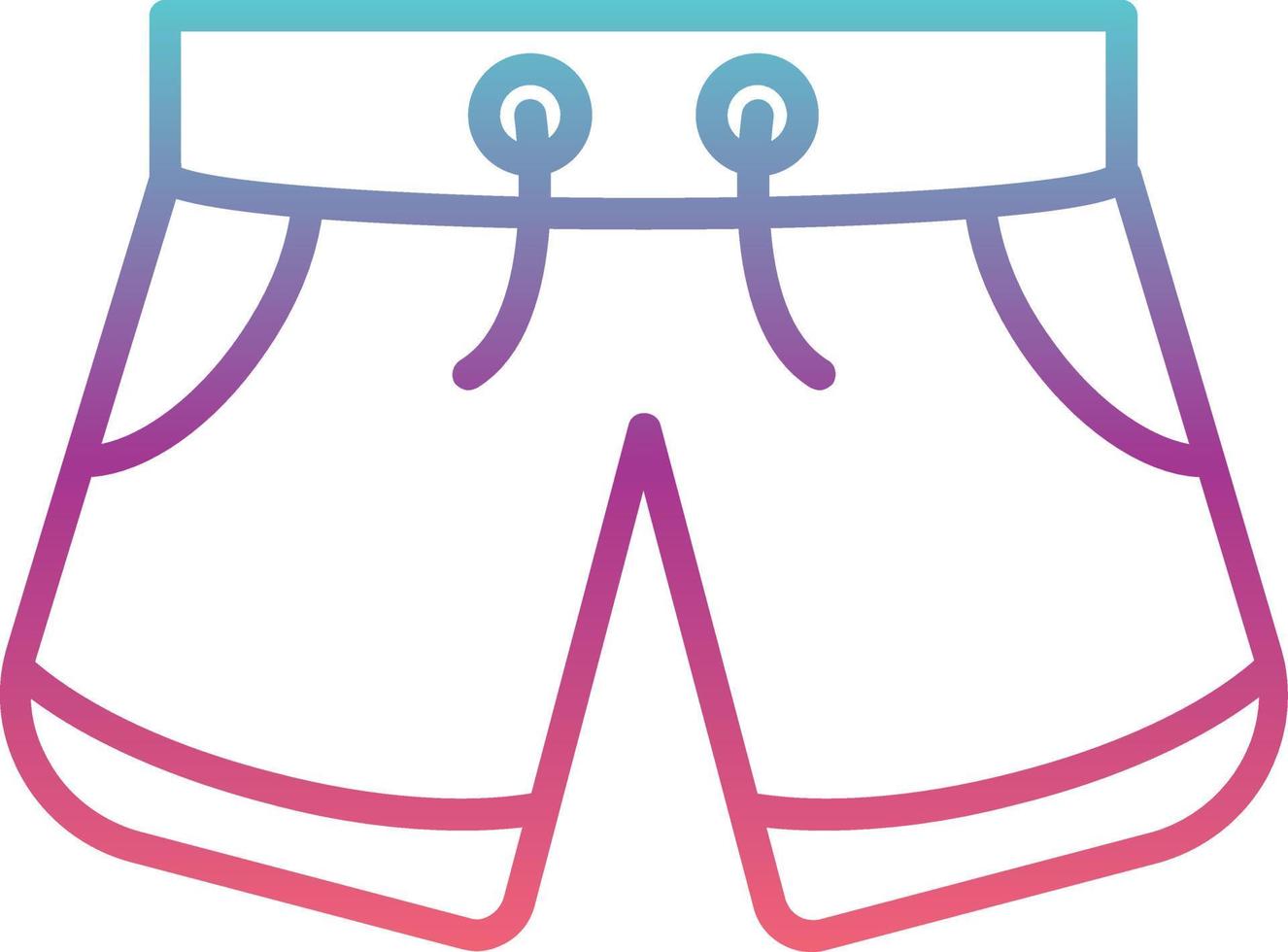 icono de vector de pantalones cortos