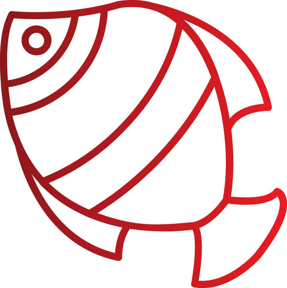 icono de vector de pescado