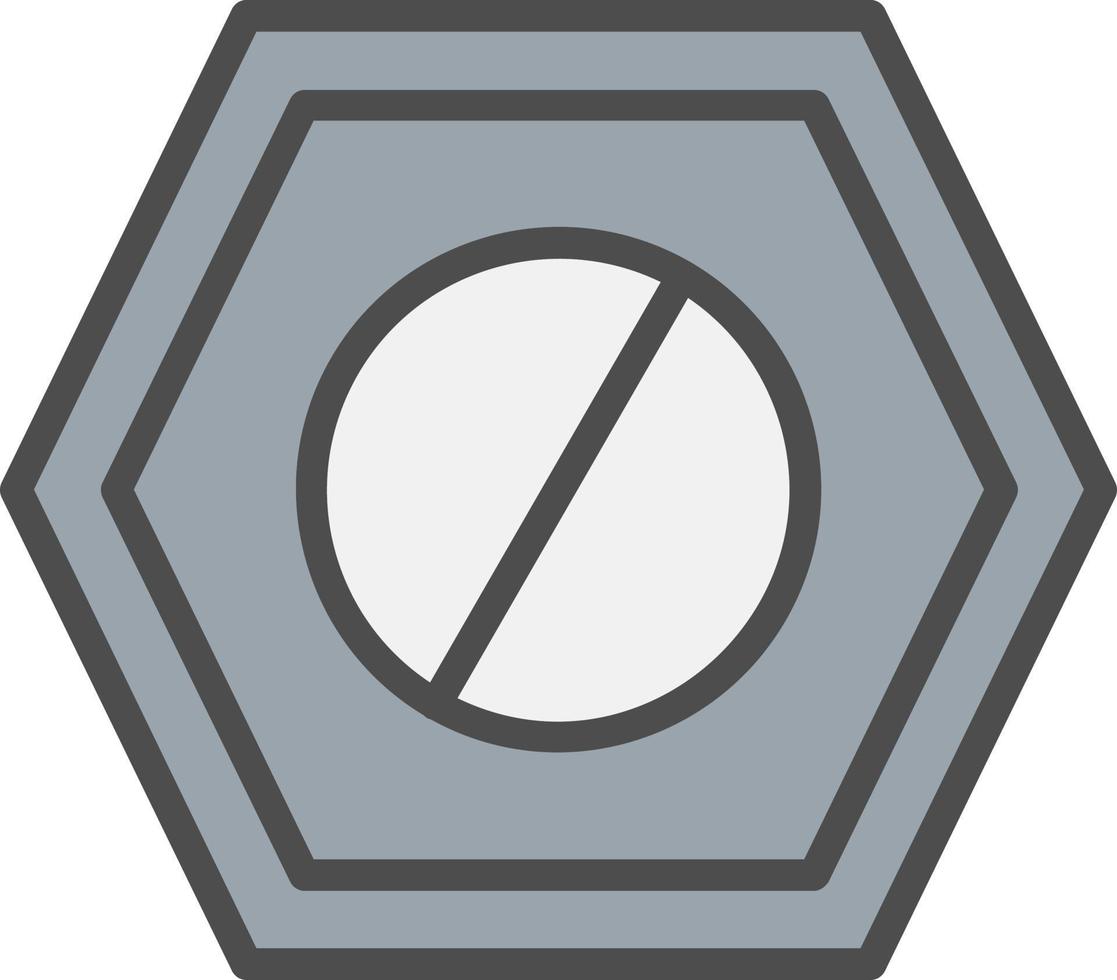 Nut Vector Icon