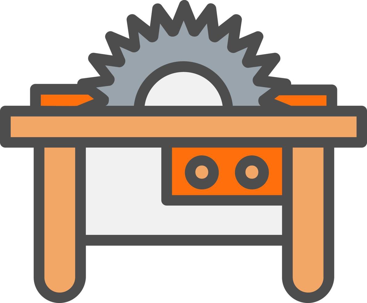 Table Saw Vector Icon