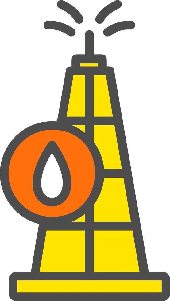 Drilling Rig Vector Icon