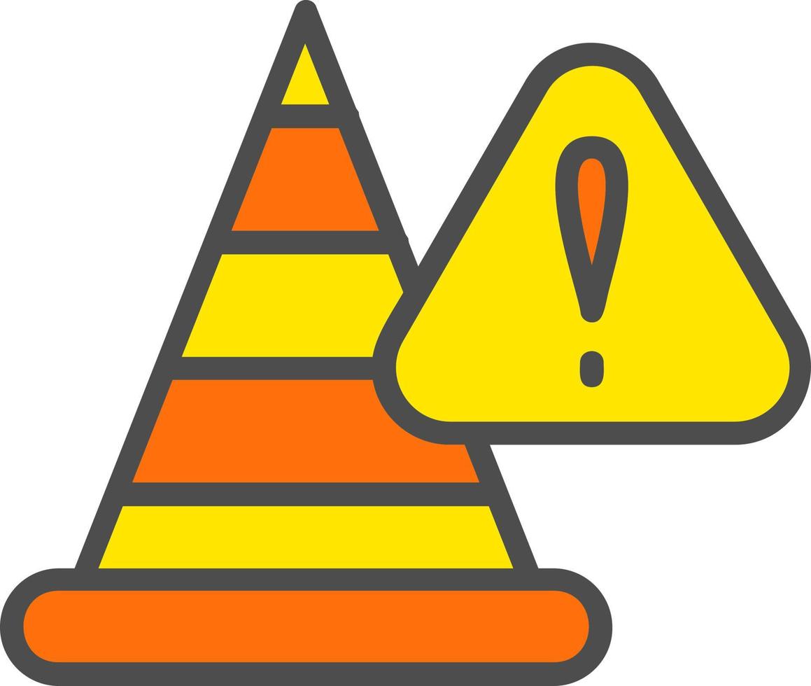 Traffic Cone Vector Icon