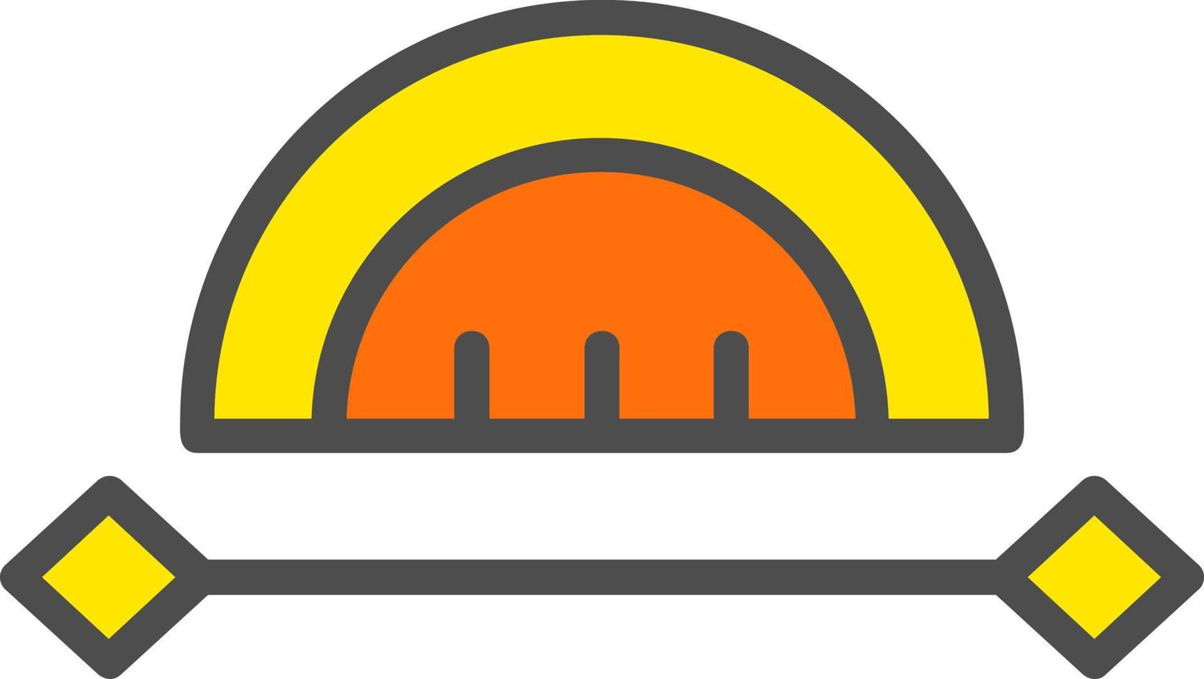 Curve Ruler Vector Icon