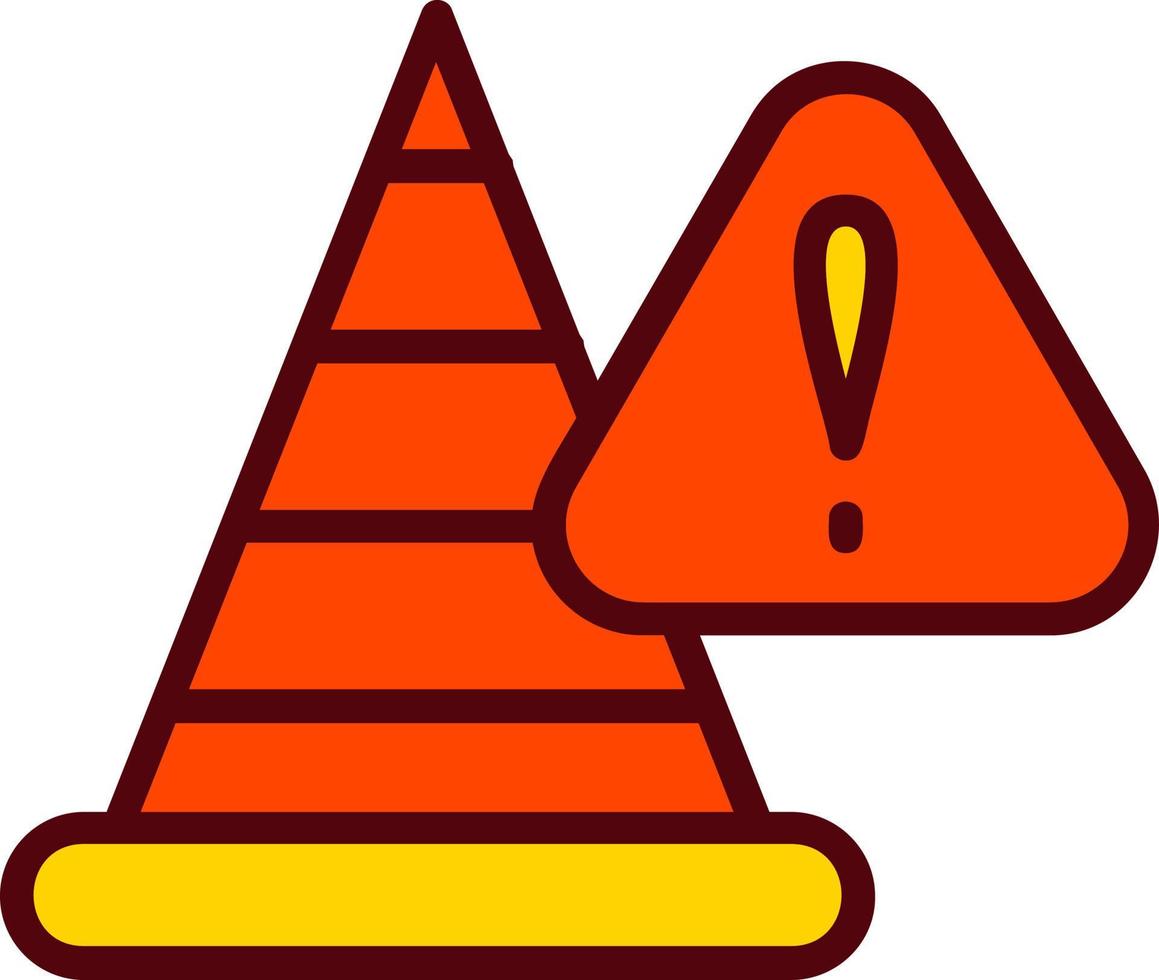 Traffic Cone Vector Icon