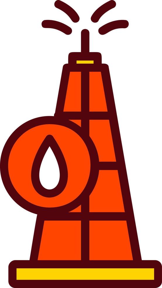 Drilling Rig Vector Icon
