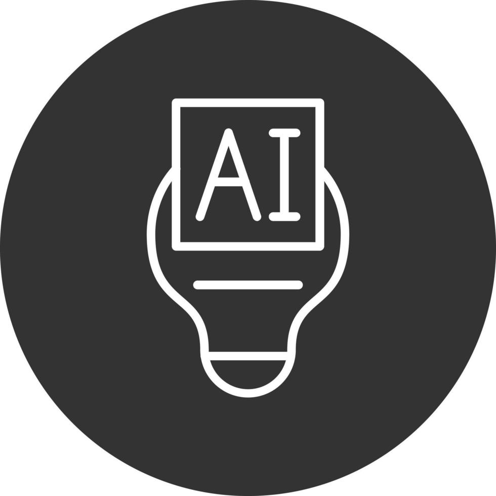 Artificial Intelligence Vector Icon