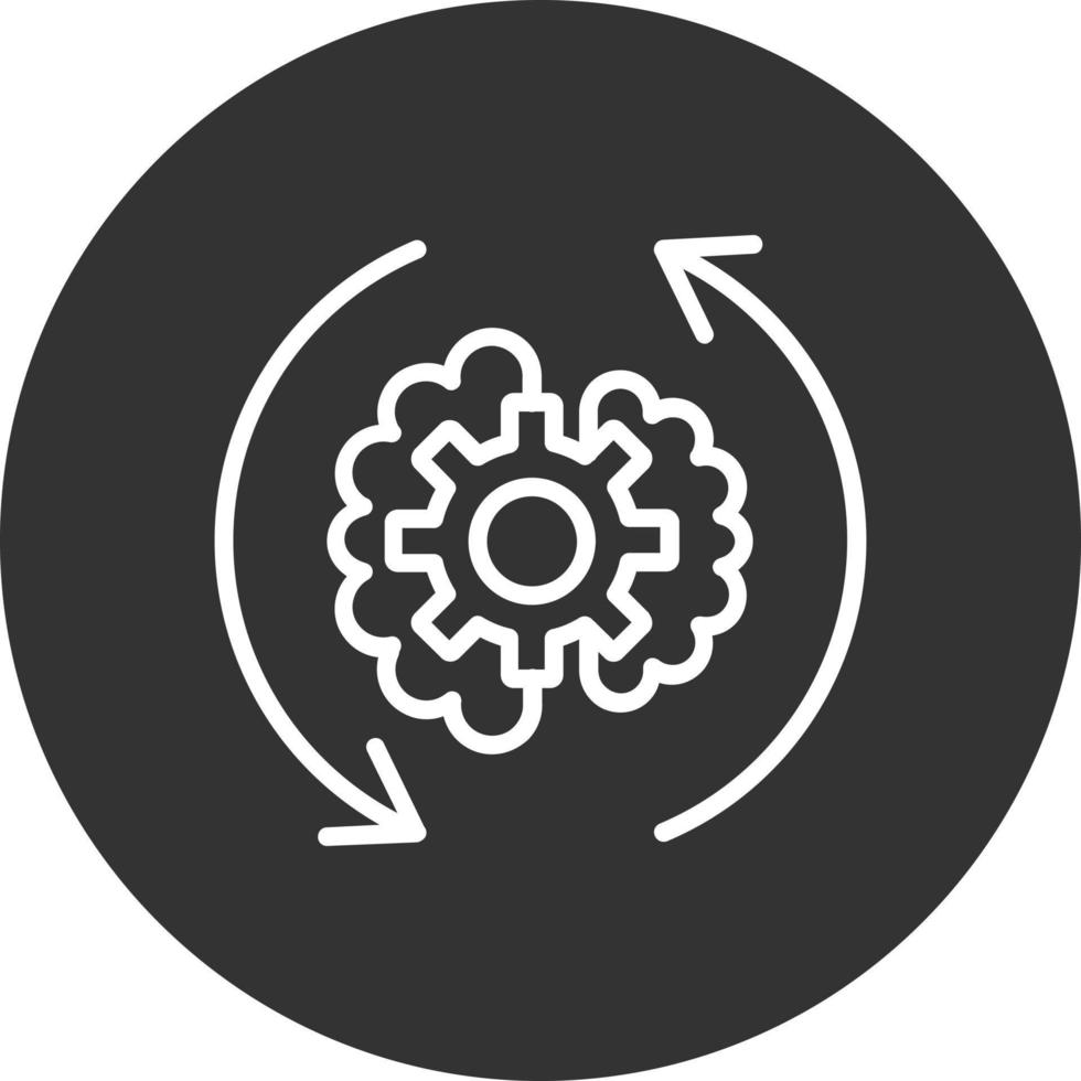 Brain Process  Vector Icon