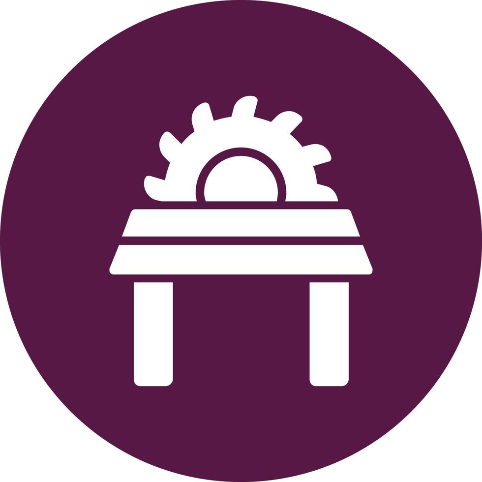 Table Saw Vector Icon