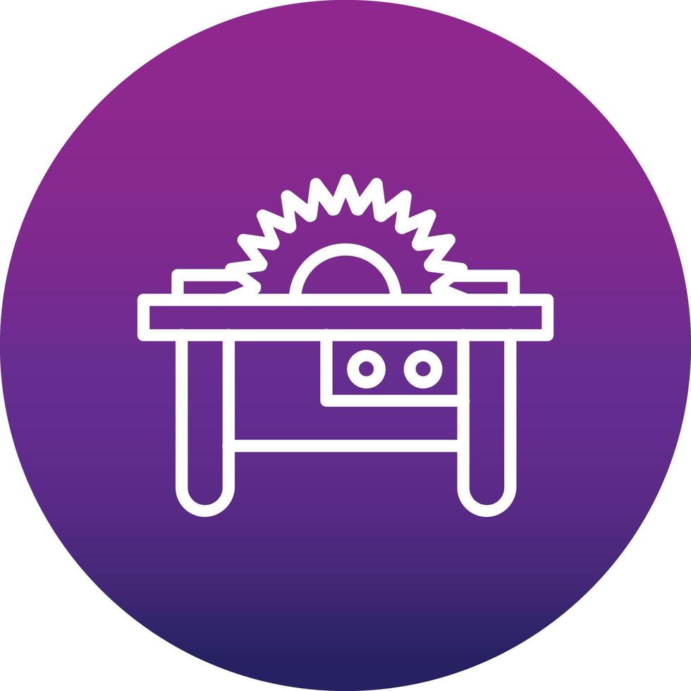 Table Saw Vector Icon