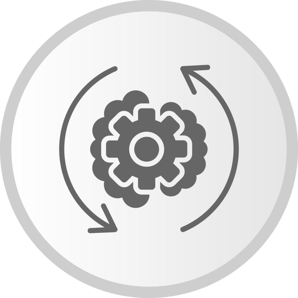 Brain Process  Vector Icon