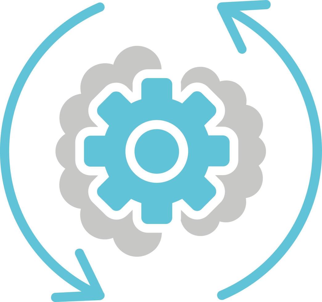 Brain Process  Vector Icon