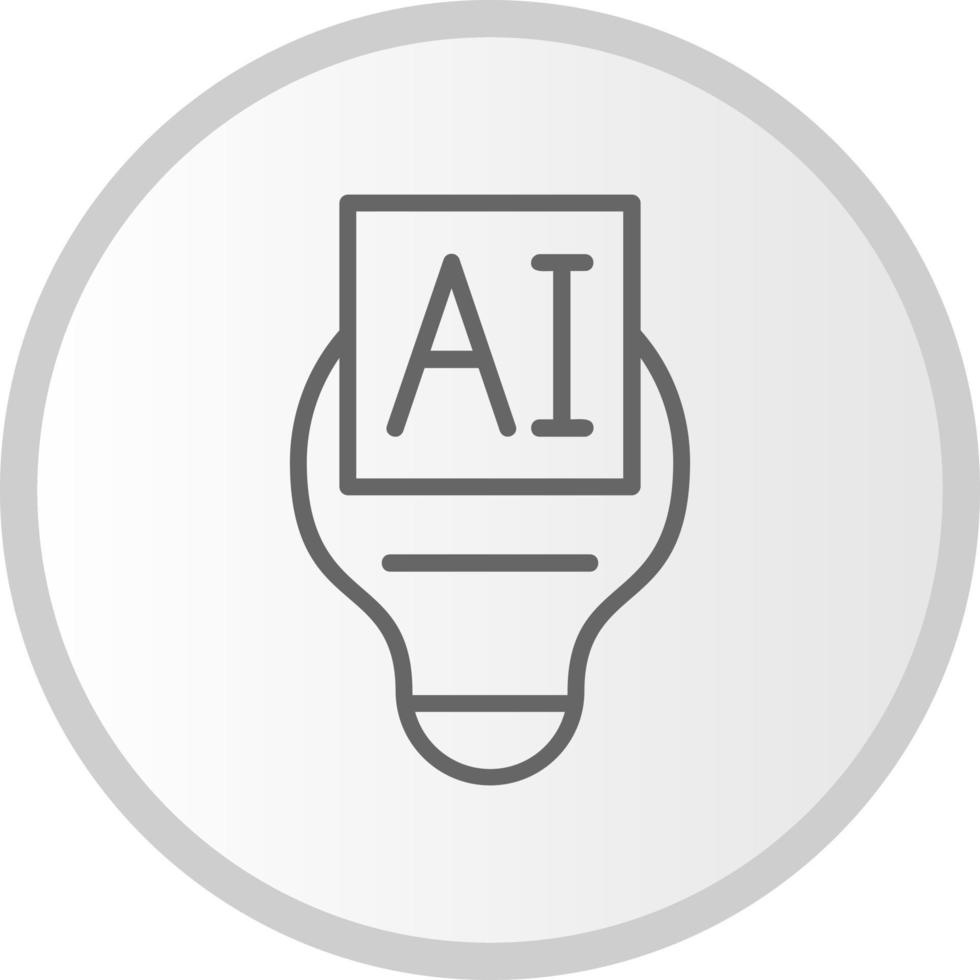 Artificial Intelligence Vector Icon