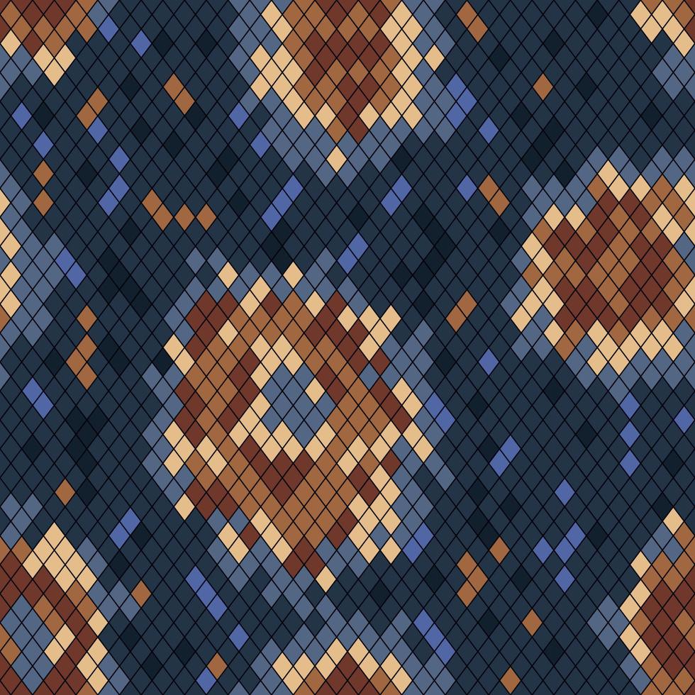 Snake Skin Seamless Pattern vector