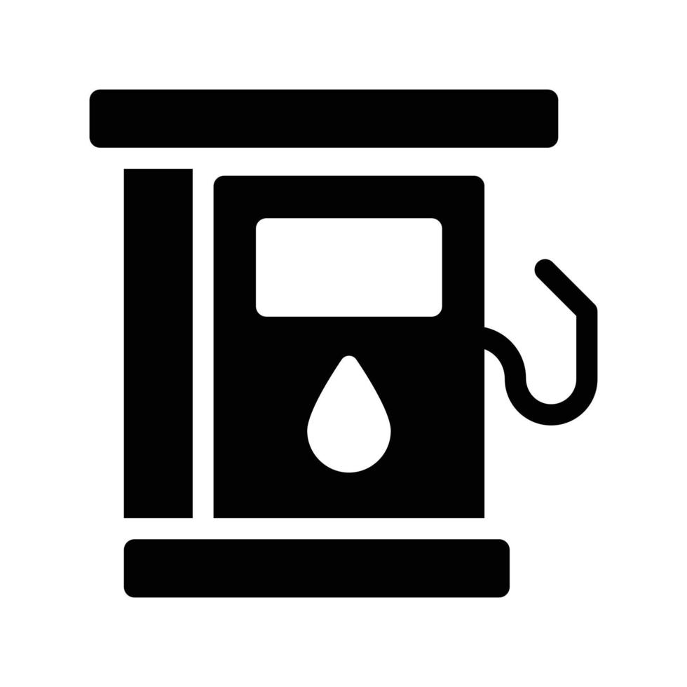 ilustración de vector de bomba de estación en un fondo. símbolos de calidad premium. iconos vectoriales para concepto y diseño gráfico.