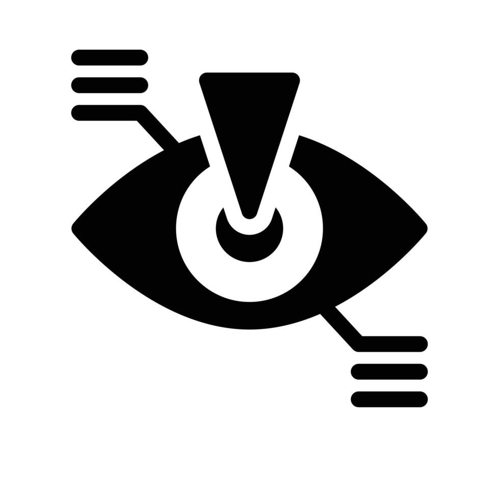 eye intelligence vector illustration on a background.Premium quality symbols.vector icons for concept and graphic design.