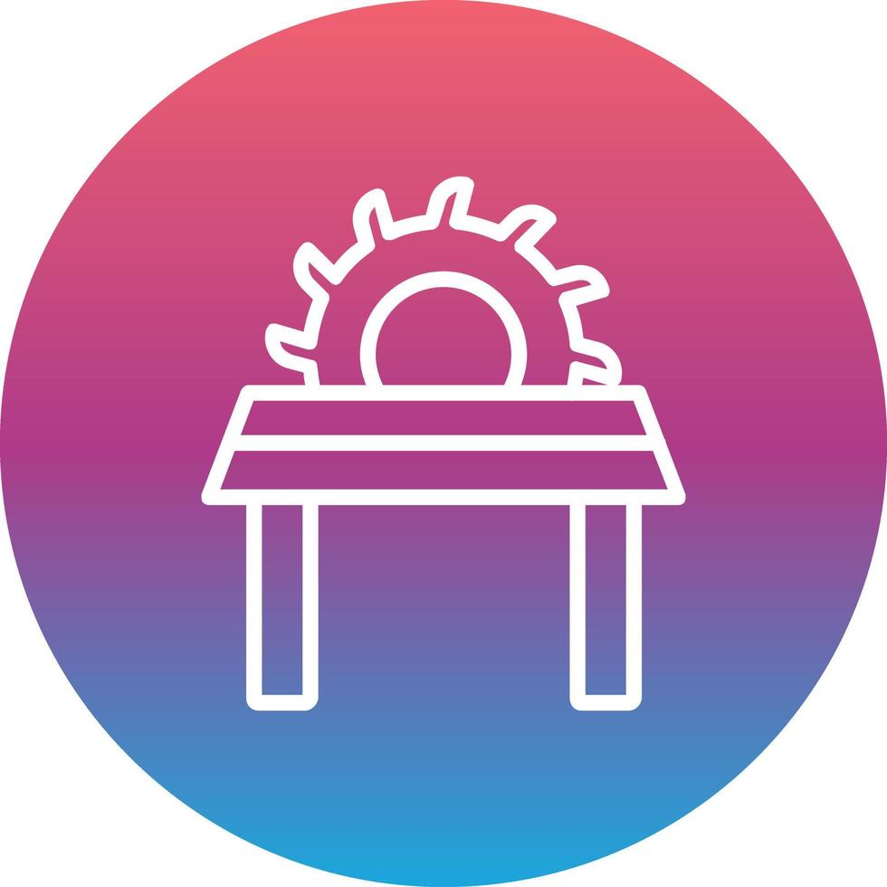 Table Saw Vector Icon